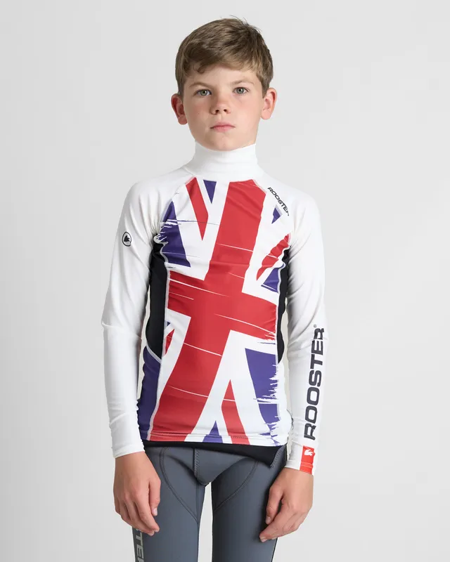 Rooster UV Rash lycra IOCA GBR Team manches longues UV50+