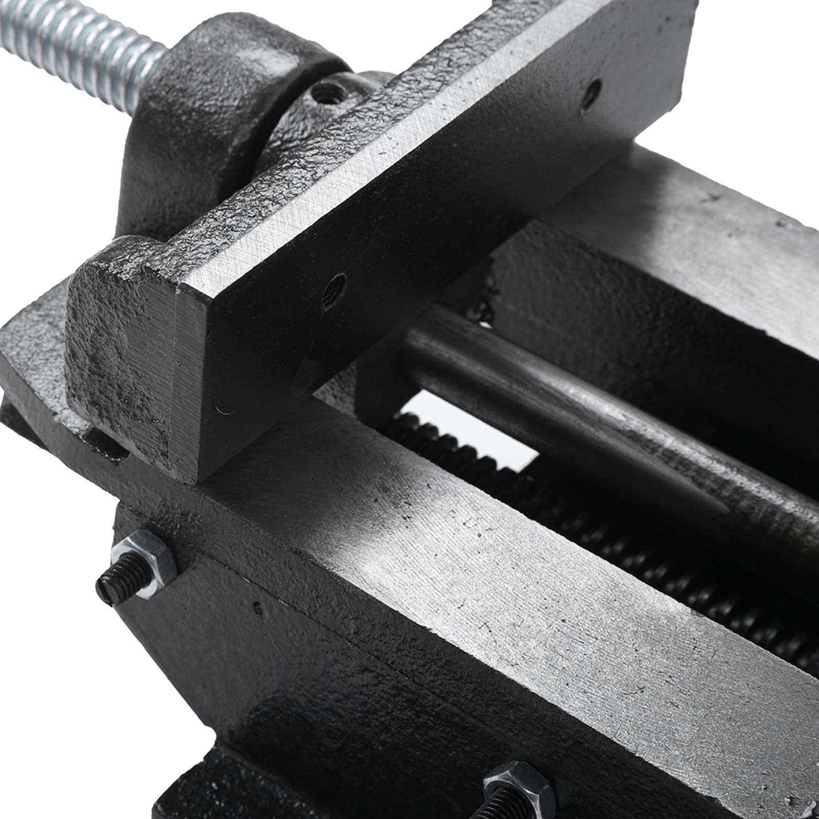 Ejoyous Tool étau croisé 2 axes fonte 130 mm perceuse