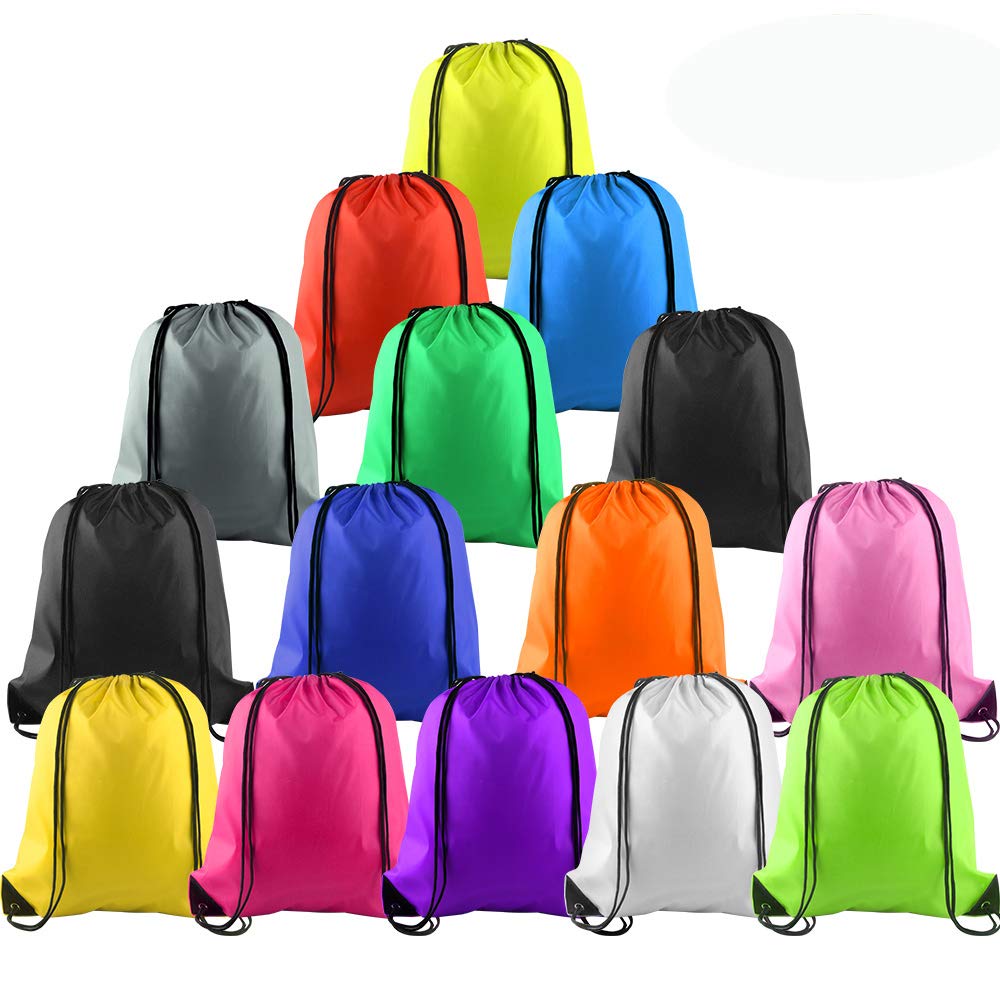 FEPITO Bags & Pouches sac cordon noir 39x34cm polyester