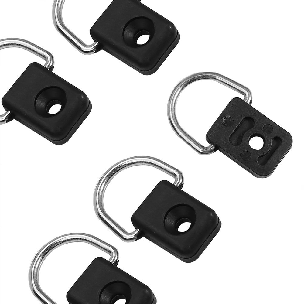 Ejoyous Anneau en D Kayak x10 Nylon Inox avec Vis M6
