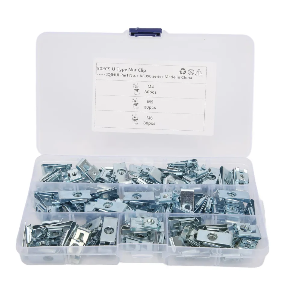 Tissting Vehicle Boat clips auto U 90 pièces