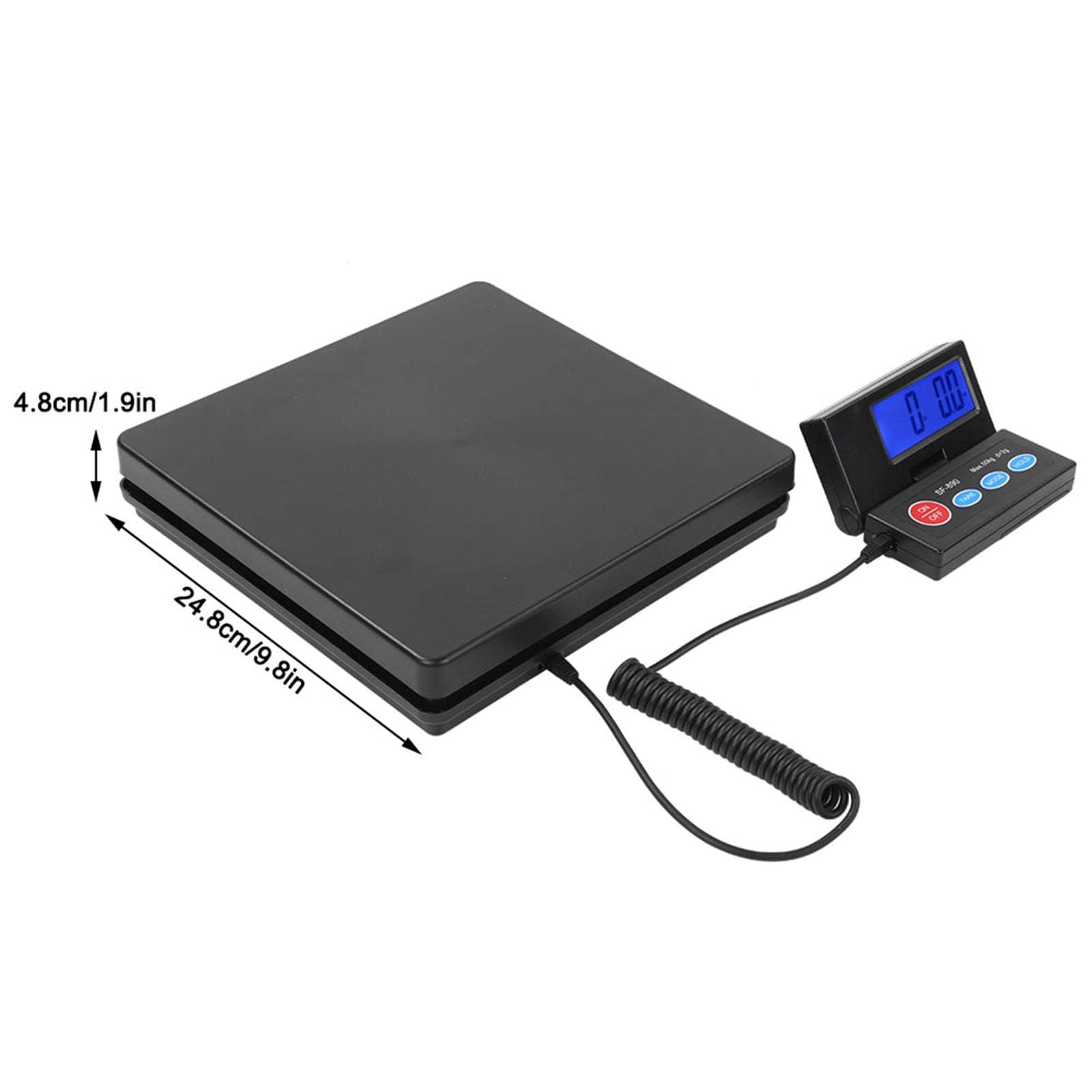 Ejoyous Home Improvement Tool balance postale 50kg LCD inox