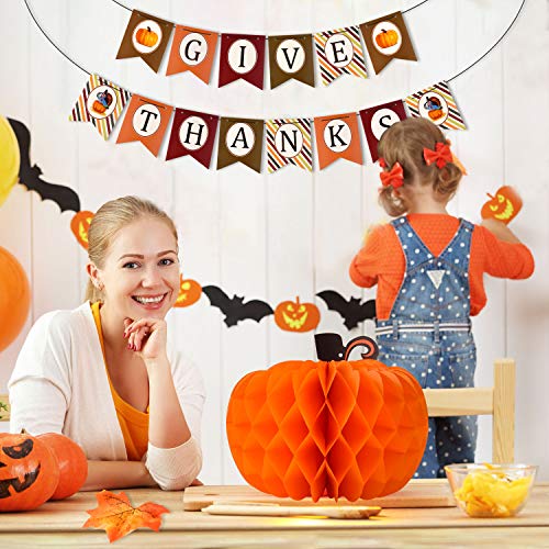 FEPITO Give Thanks Kit Déco Automne Thanksgiving 203 Pcs