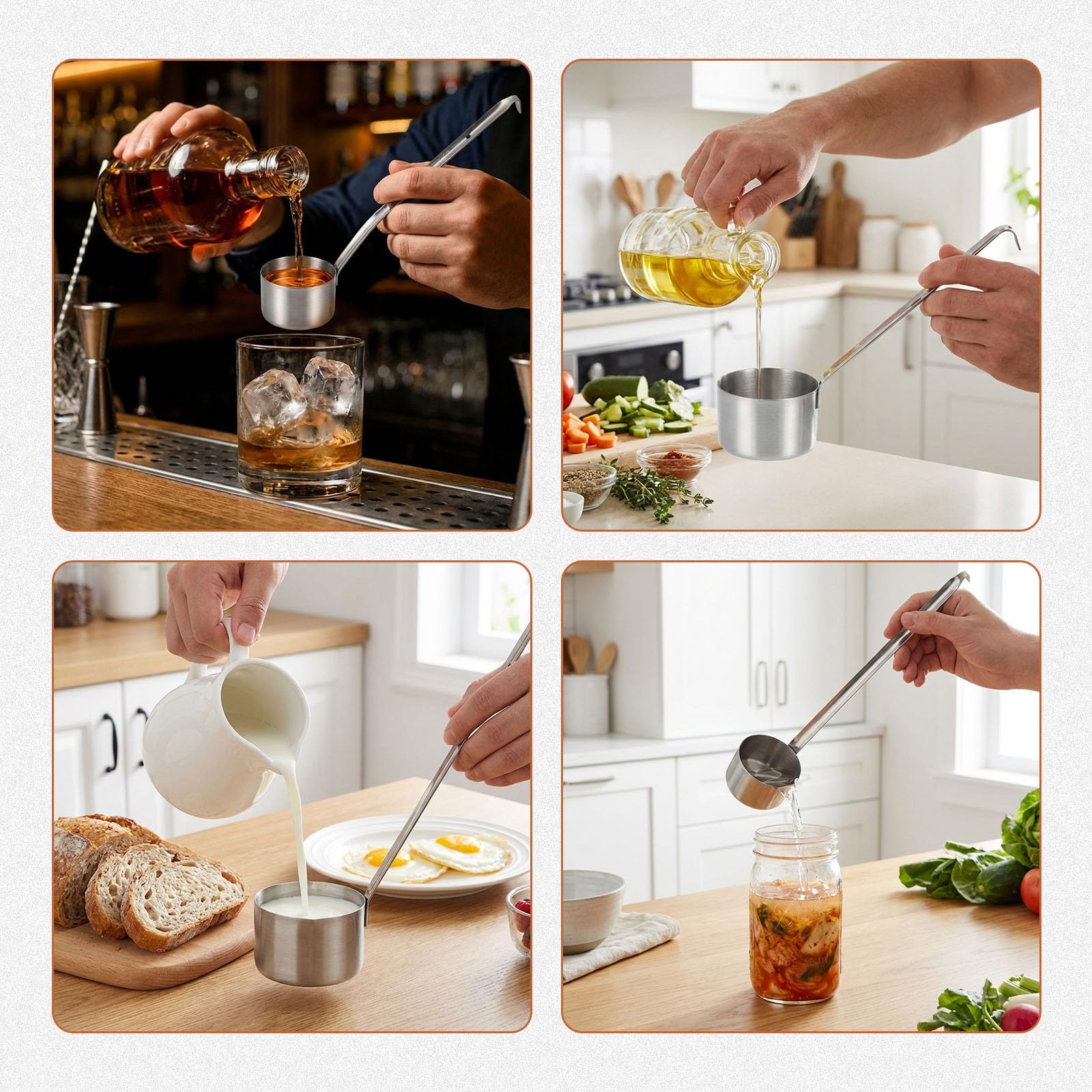 Tissting KITCHEN BATHROOM louche à vin inox 50 ml crochet