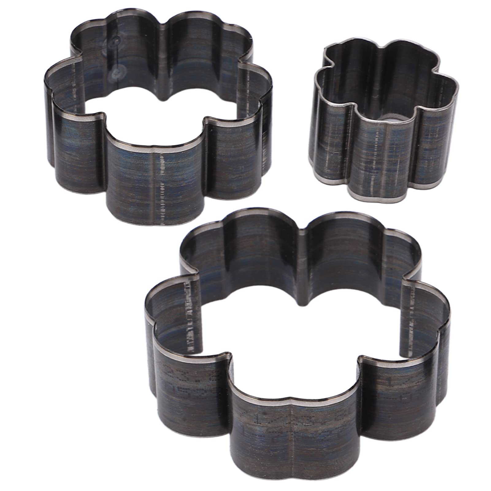 FTVOGUE Emporte-Pièce Fleur Acier Lot 3 Tailles