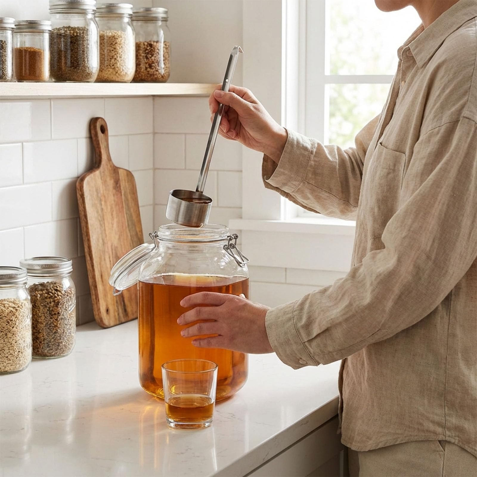 Tissting KITCHEN BATHROOM louche à vin inox 50 ml crochet