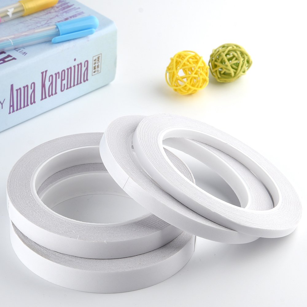 FEPITO Adhesive Tapes ruban double face 4 rouleaux 25m