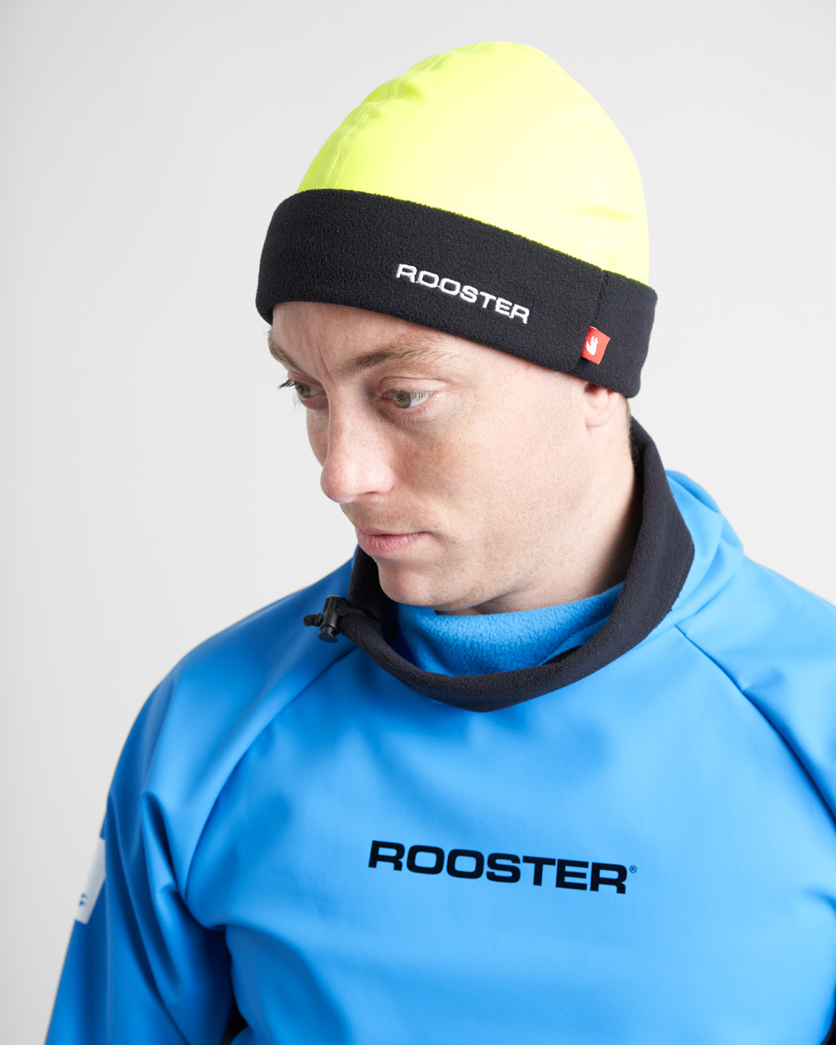 Rooster Sailing Aquafleece Pro bonnet jaune fluo Small