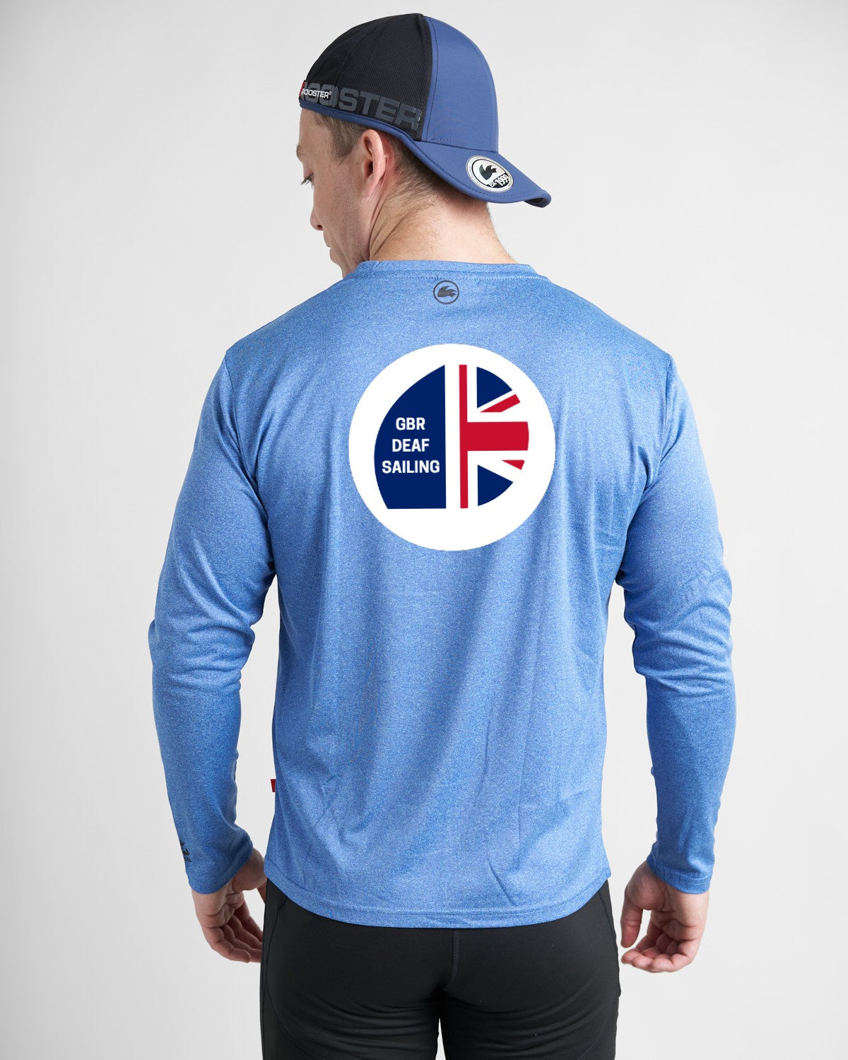 Rooster Tech Tops t-shirt technique UV50+ manches longues bleu