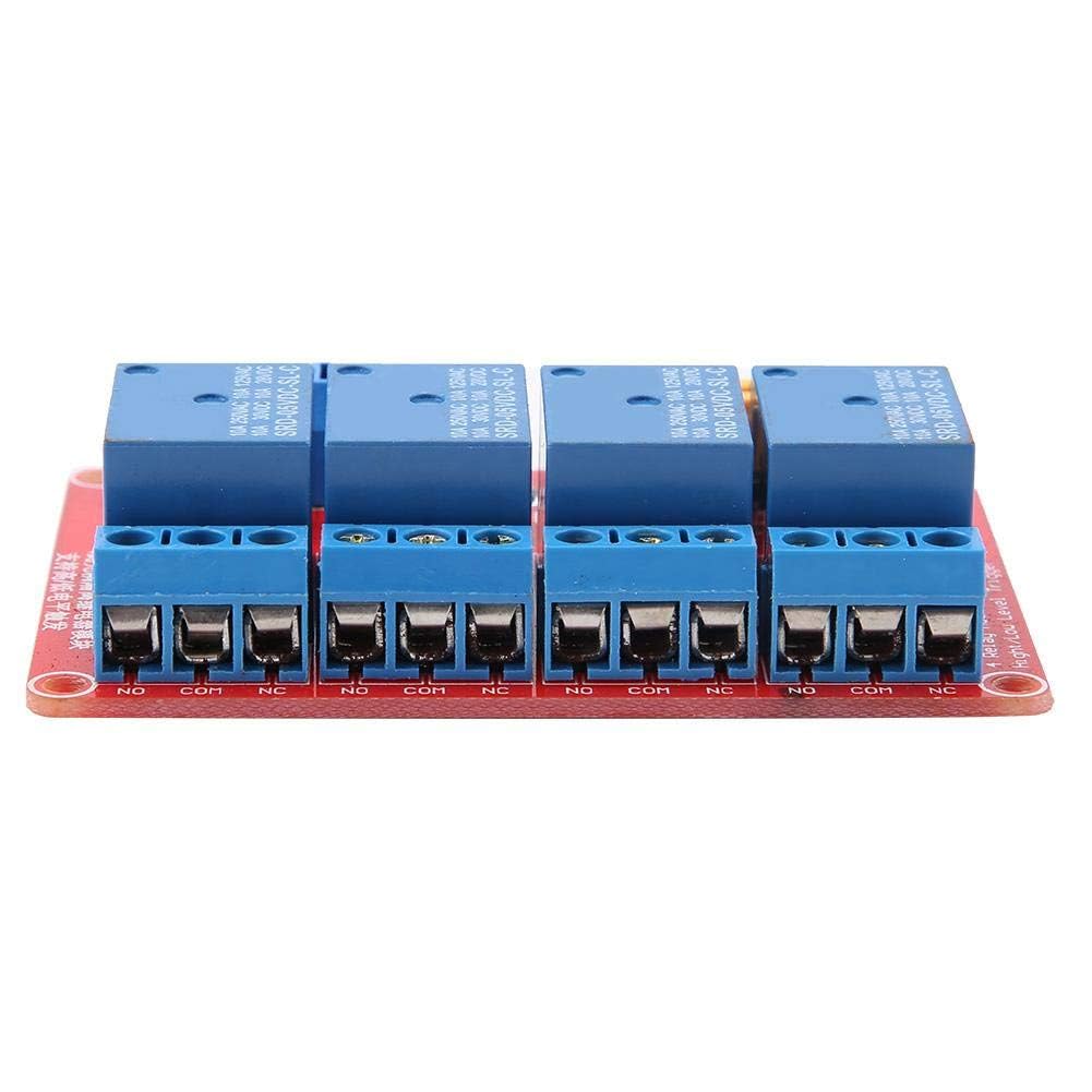 FTVOGUE Module Relais 4 Canaux 5V Optocoupleur