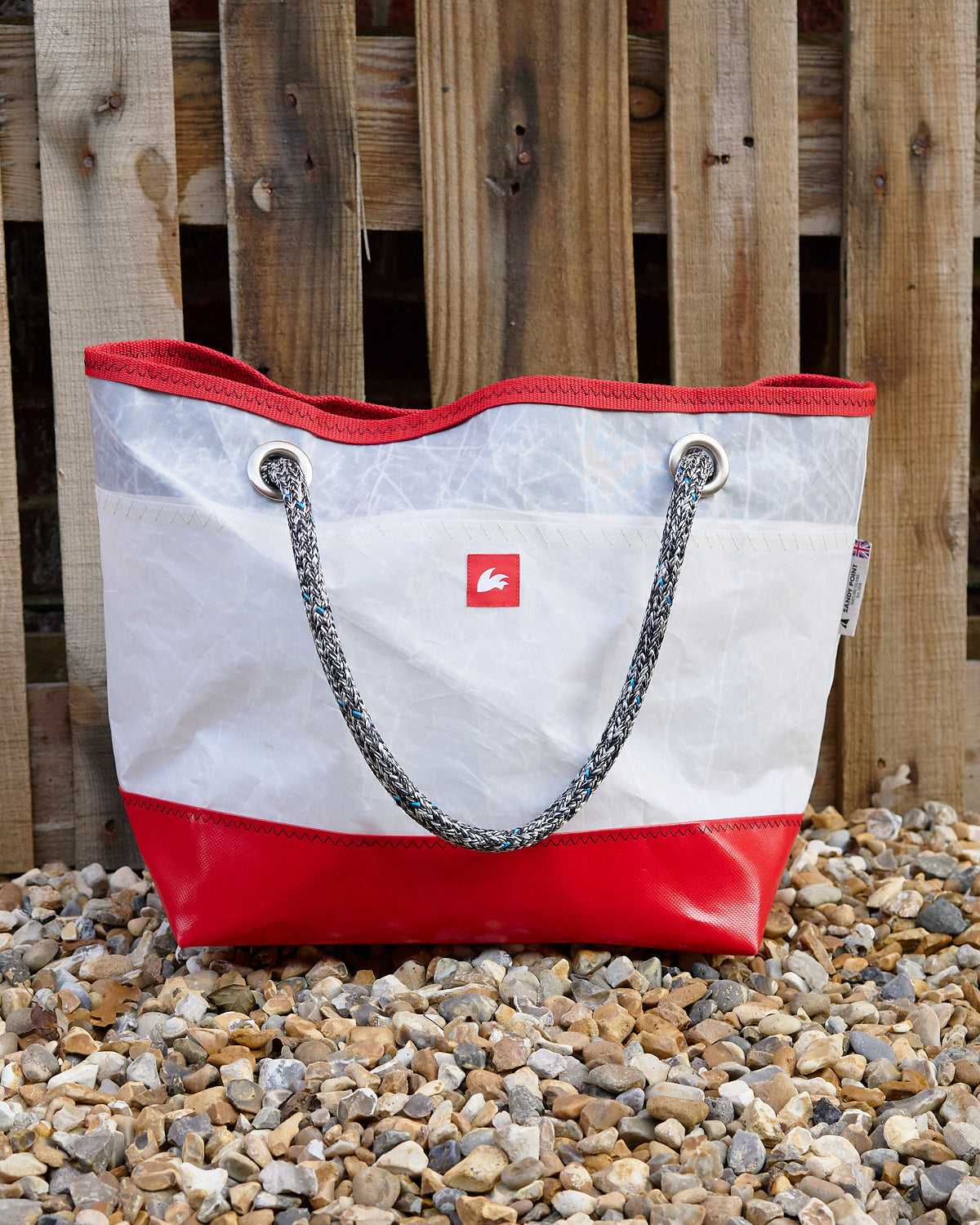 Rooster Bags Sandy Point x Rooster sac plage voile recyclée grand zip