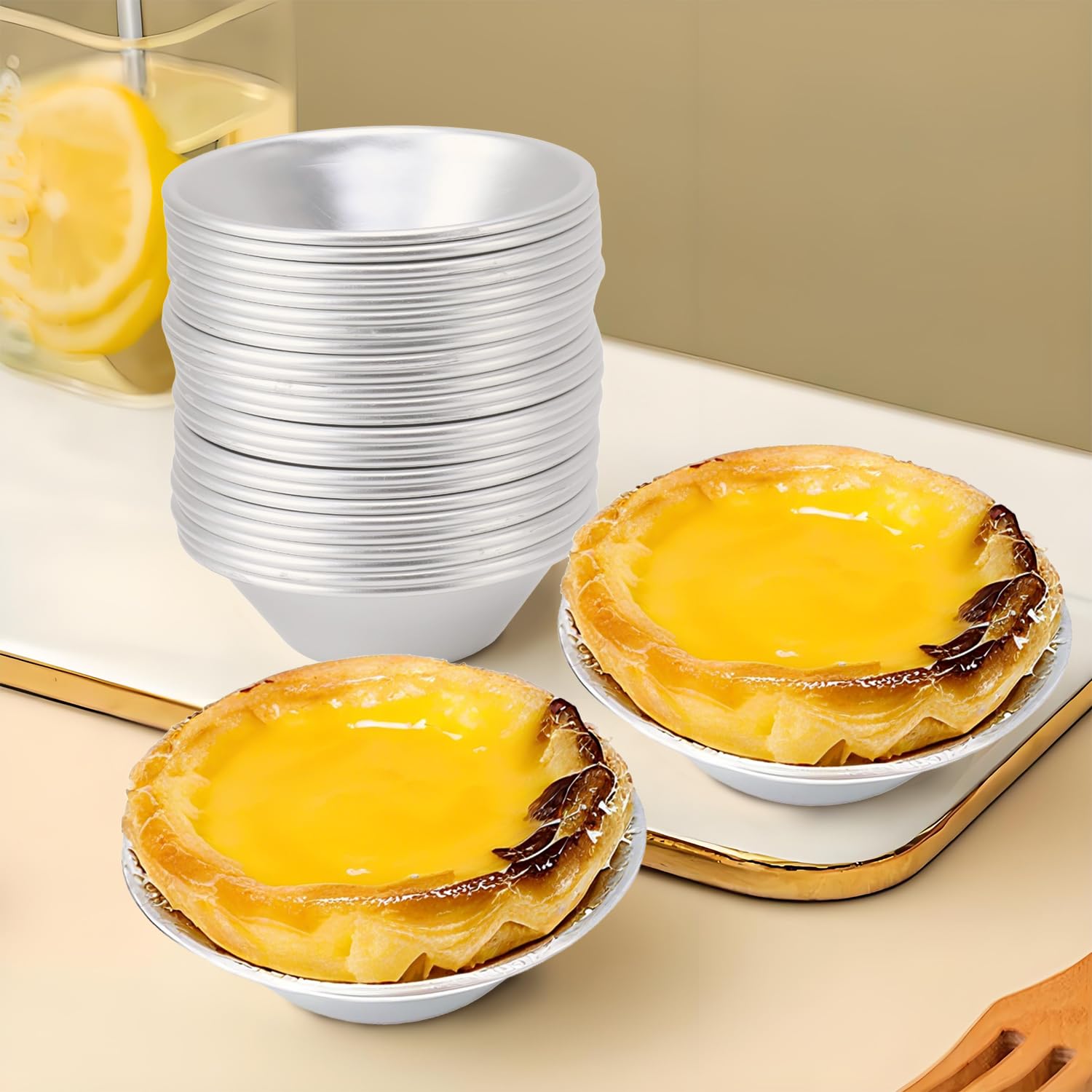 Tissting KITCHEN BATHROOM moules tartelettes alu x25