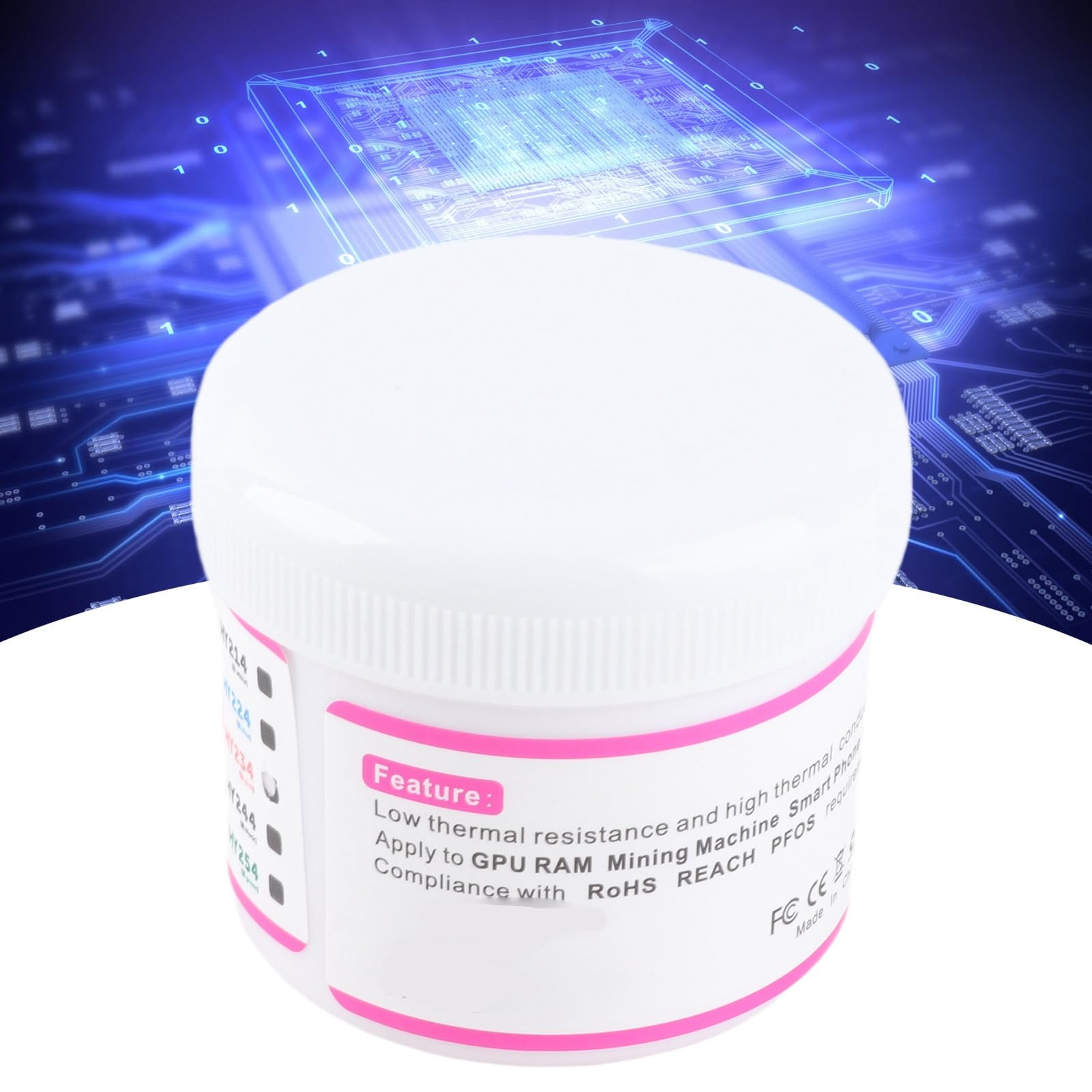 FTVOGUE Pâte thermique silicone 100 g CPU -50 à 340°C