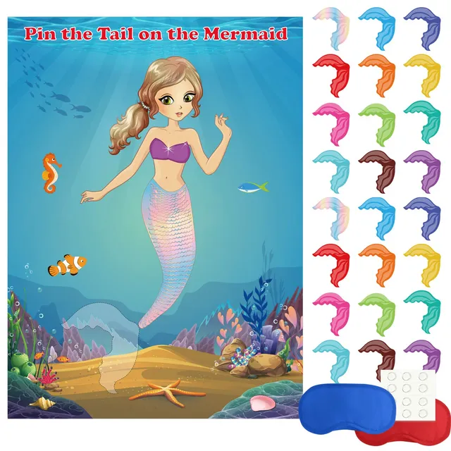 FEPITO Party Games jeu queue sirène Mermaid