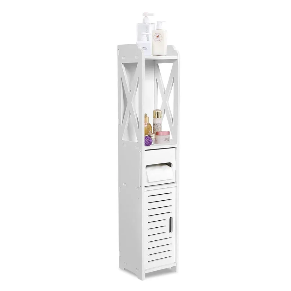 Ejoyous Bathroom colonne salle de bain blanc 80 cm