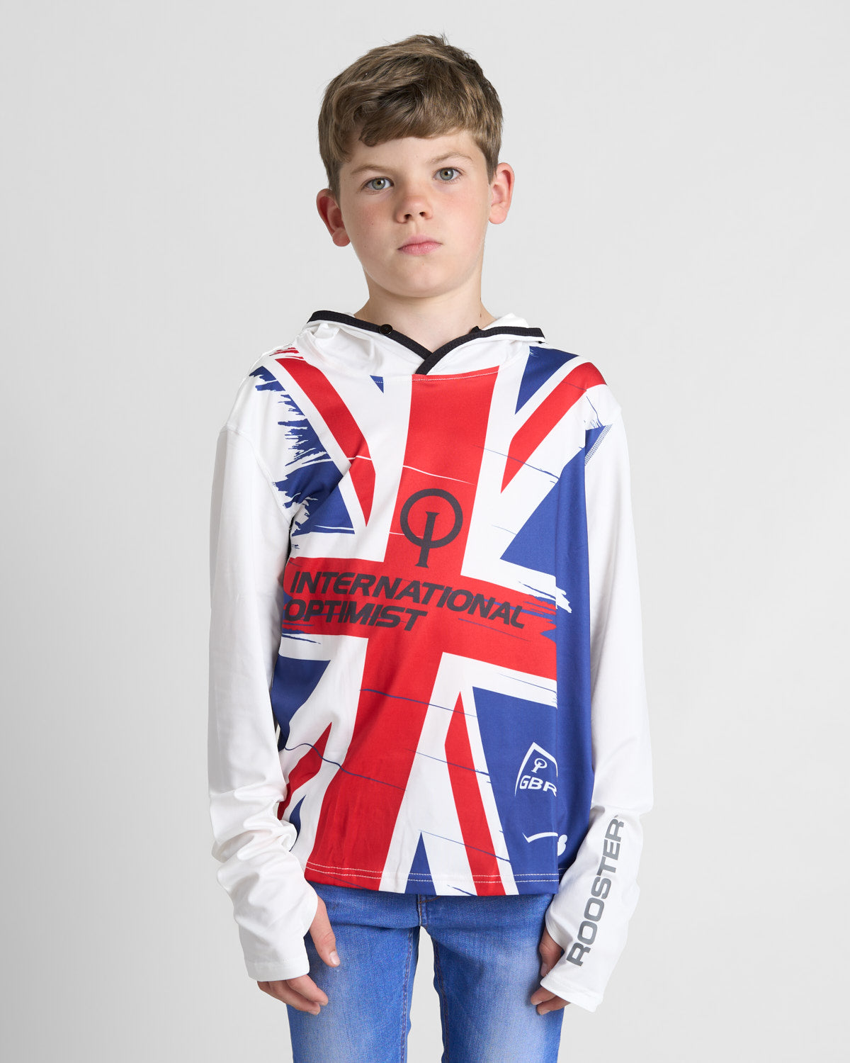Rooster Tech Tops T-Shirt UV Capuche IOCA Junior L