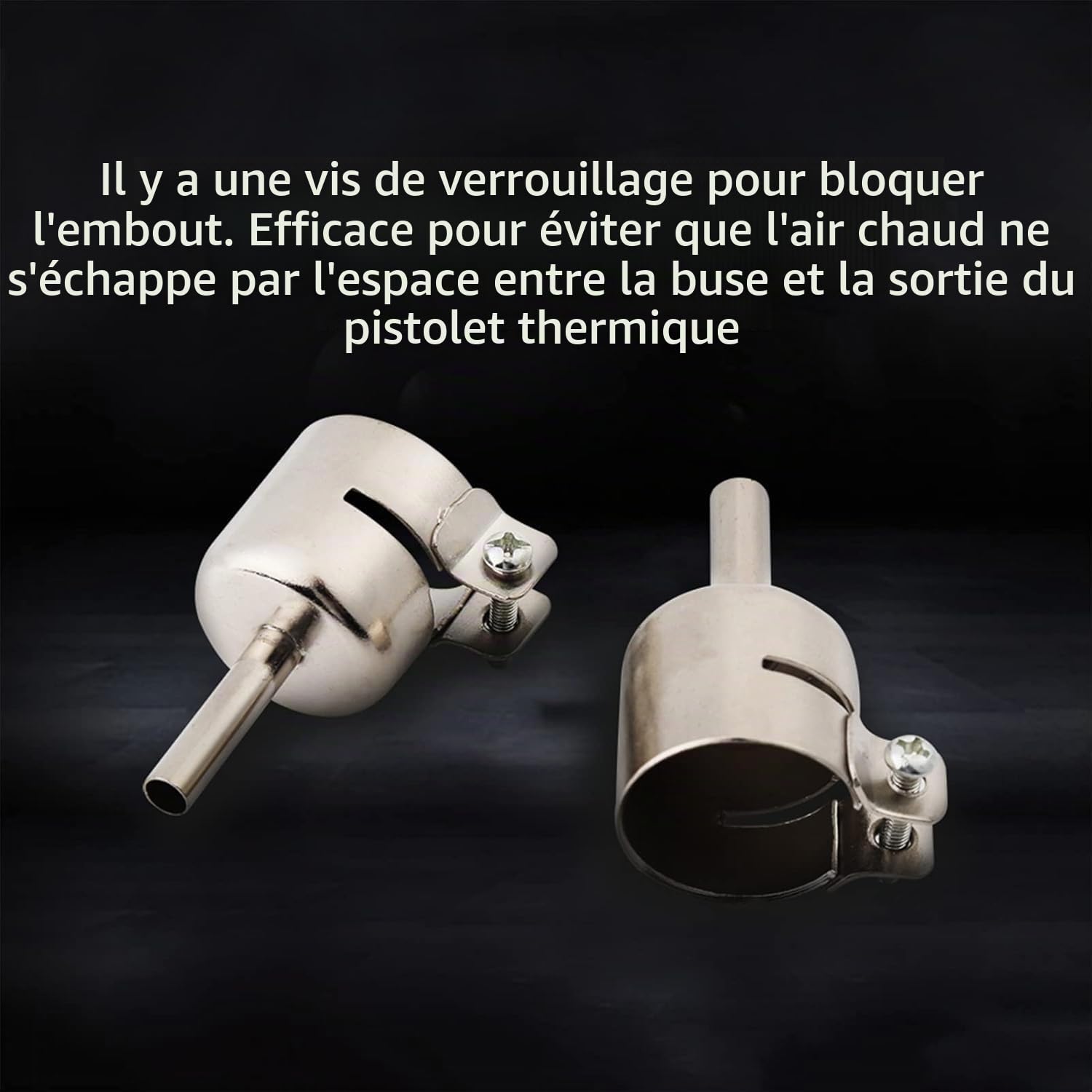 FTVOGUE Buses Pistolet Chaleur Inox 3-12mm Lot 8 Ronde