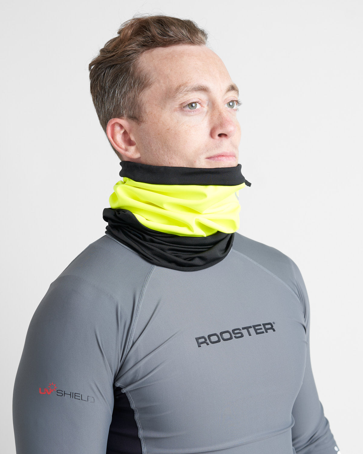 Rooster Aquafleece Neck Gaiter tour de cou jaune fluo