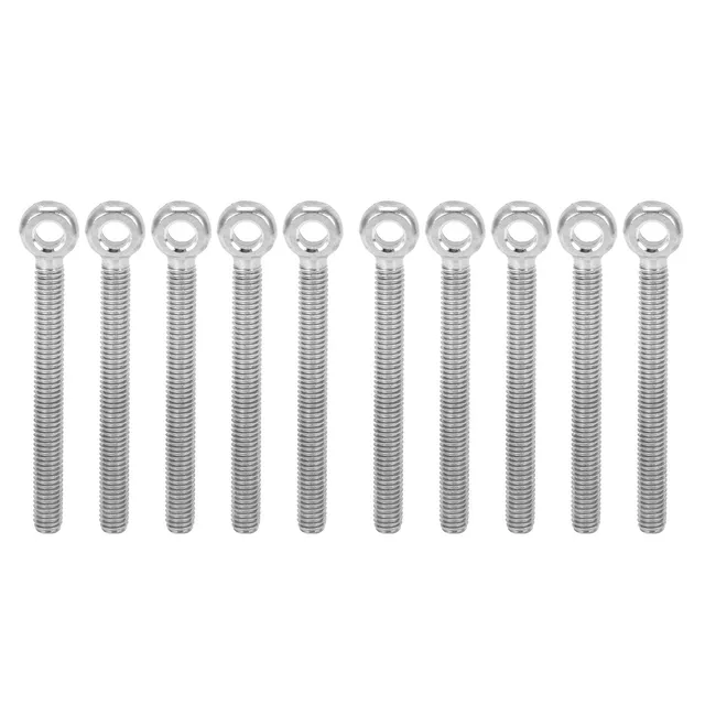 FTVOGUE M6x60 boulon à œil inox 304 lot de 10