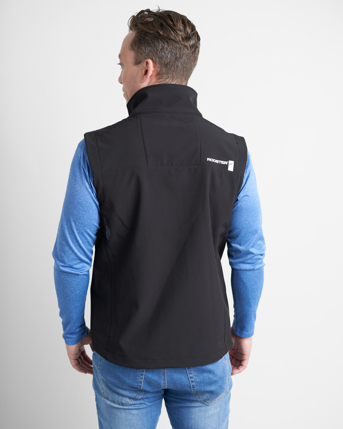 Rooster Coastal Soft Shell Gilet sans manches noir coupe-vent