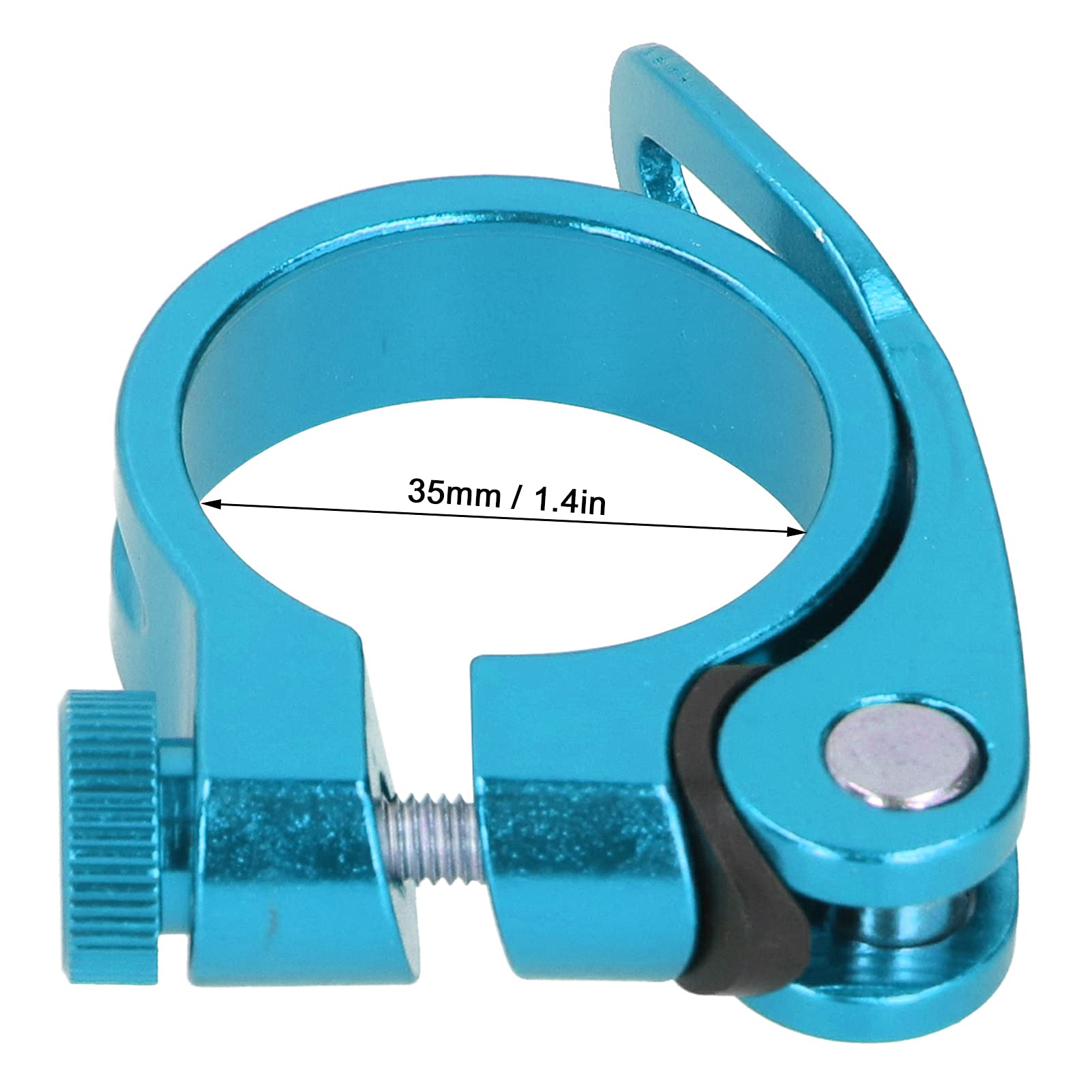 Tissting 35 mm collier de selle alu bleu lot de 2