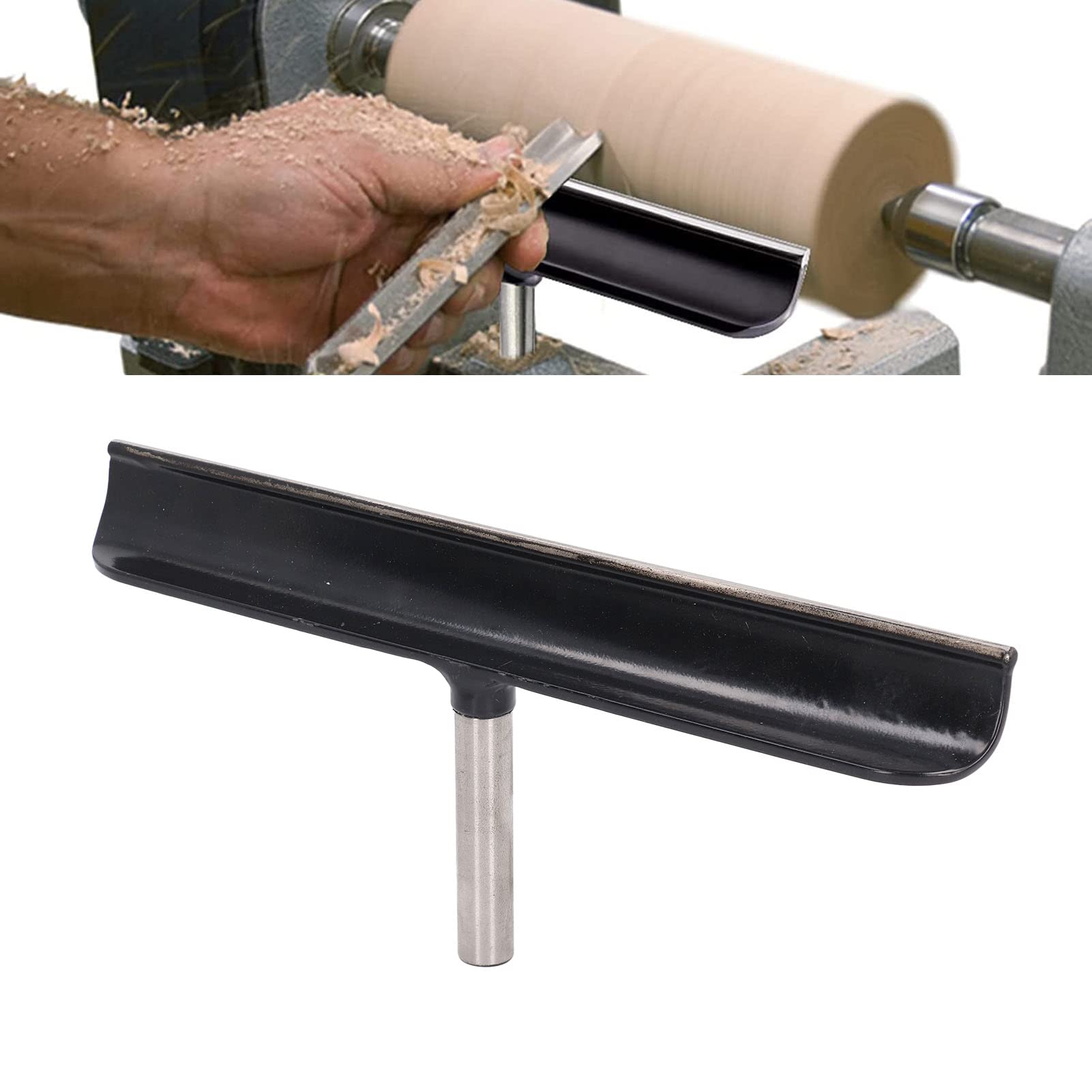 FTVOGUE Support Outil Tour Bois Inox 16 mm 30 cm Bol