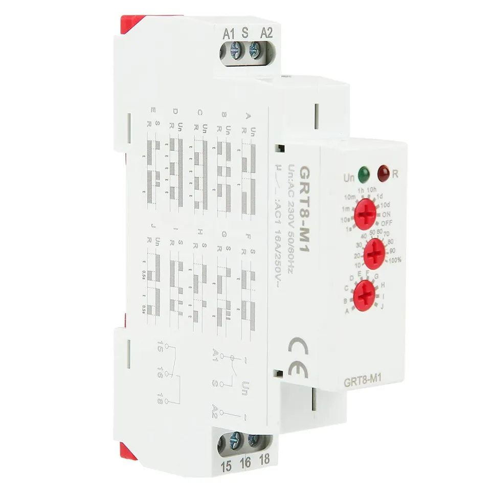 Jadeshay Installation Électrique relais temporisé GRT8-M1 220V