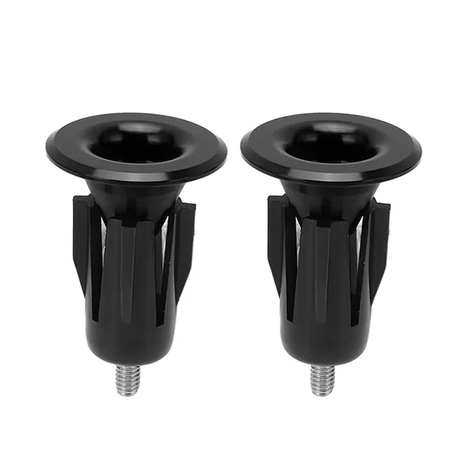 Tissting bouchons guidon vélo alu noir paire