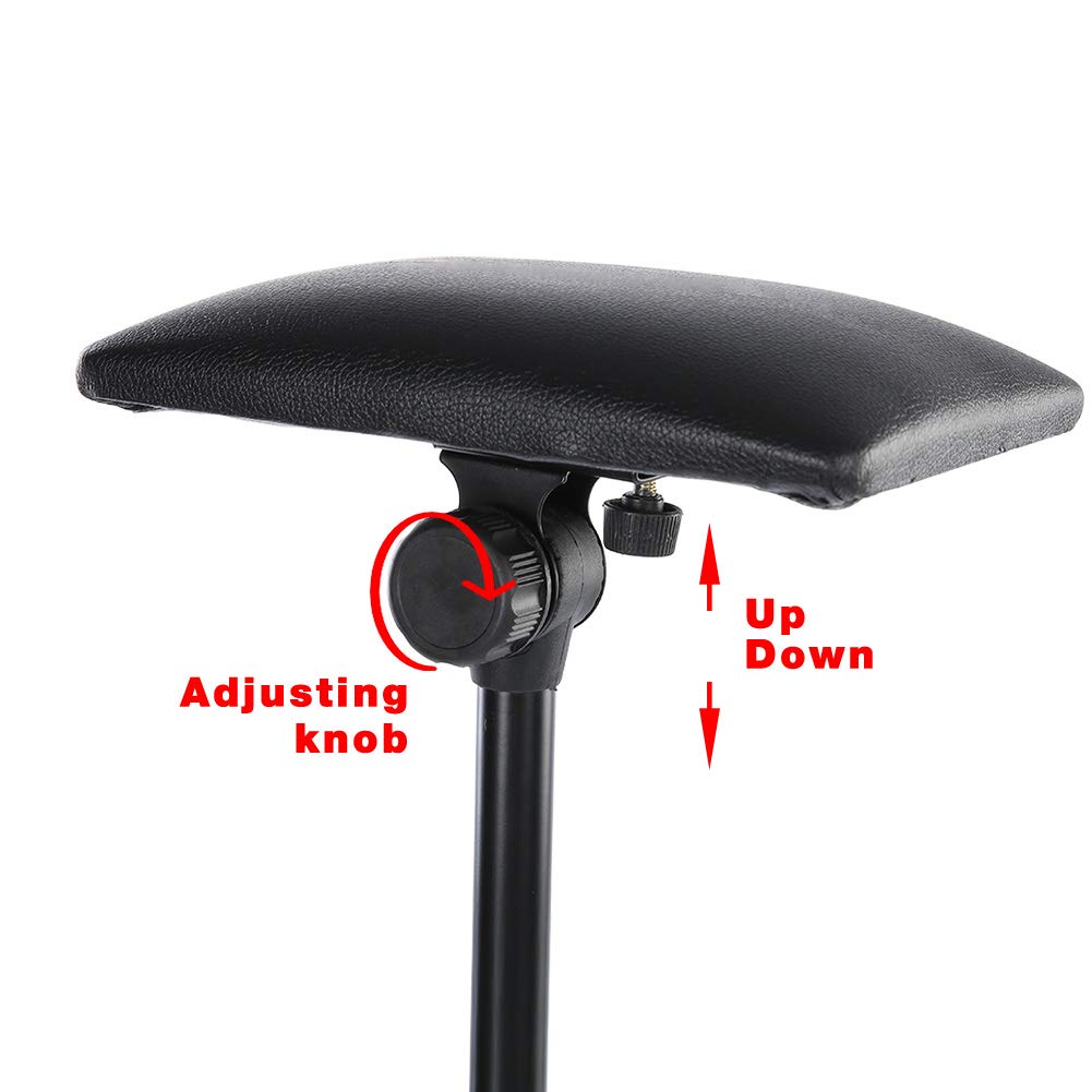 Ejoyous Health Beauty accoudoir tatouage noir réglable 83-136 cm