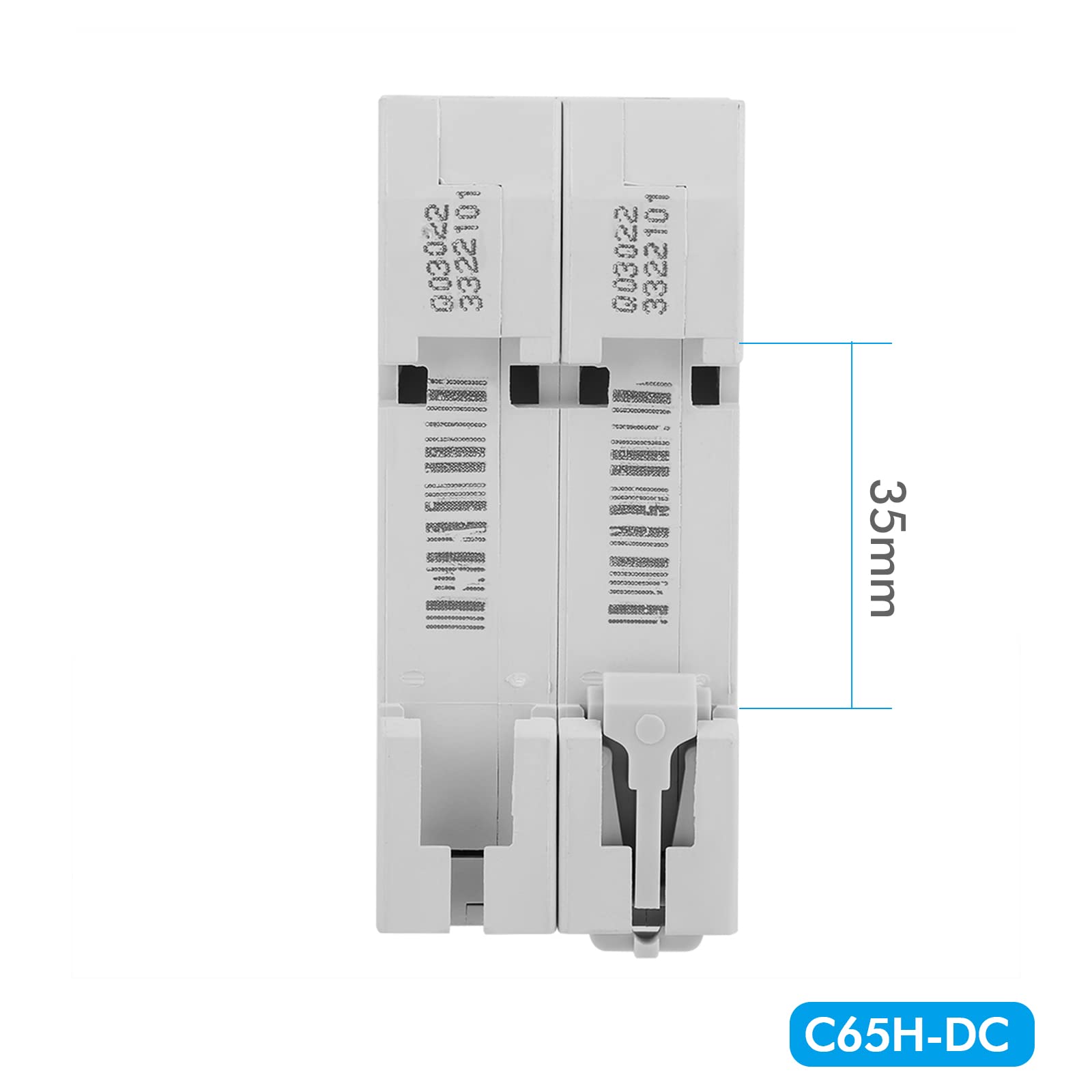 Jadeshay Disjoncteur DC 2P 250V 40A Solaire Rail DIN