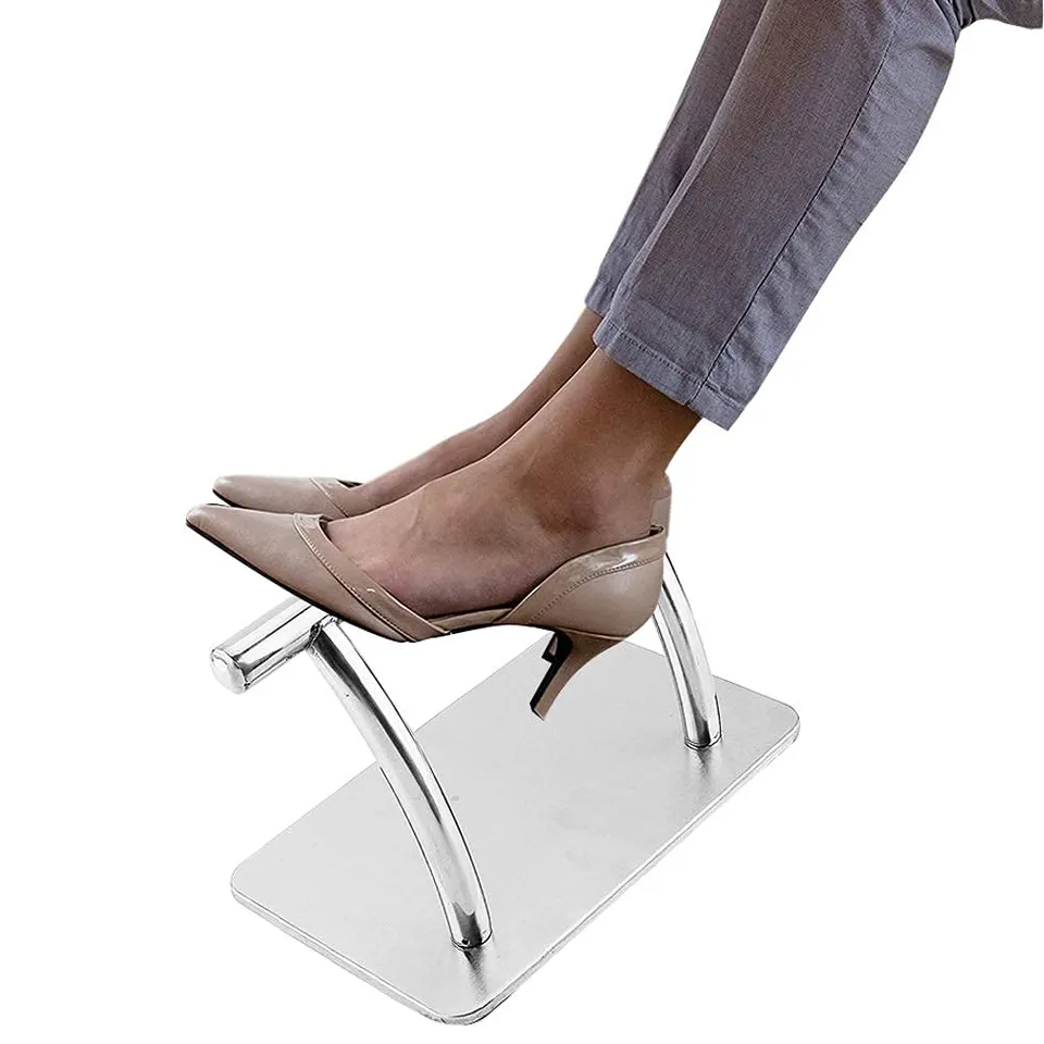 Ejoyous Health & Beauty Repose-Pieds Salon Inox