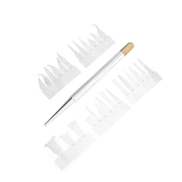 FTVOGUE Kit réparation puces IC 27 lames acier allié
