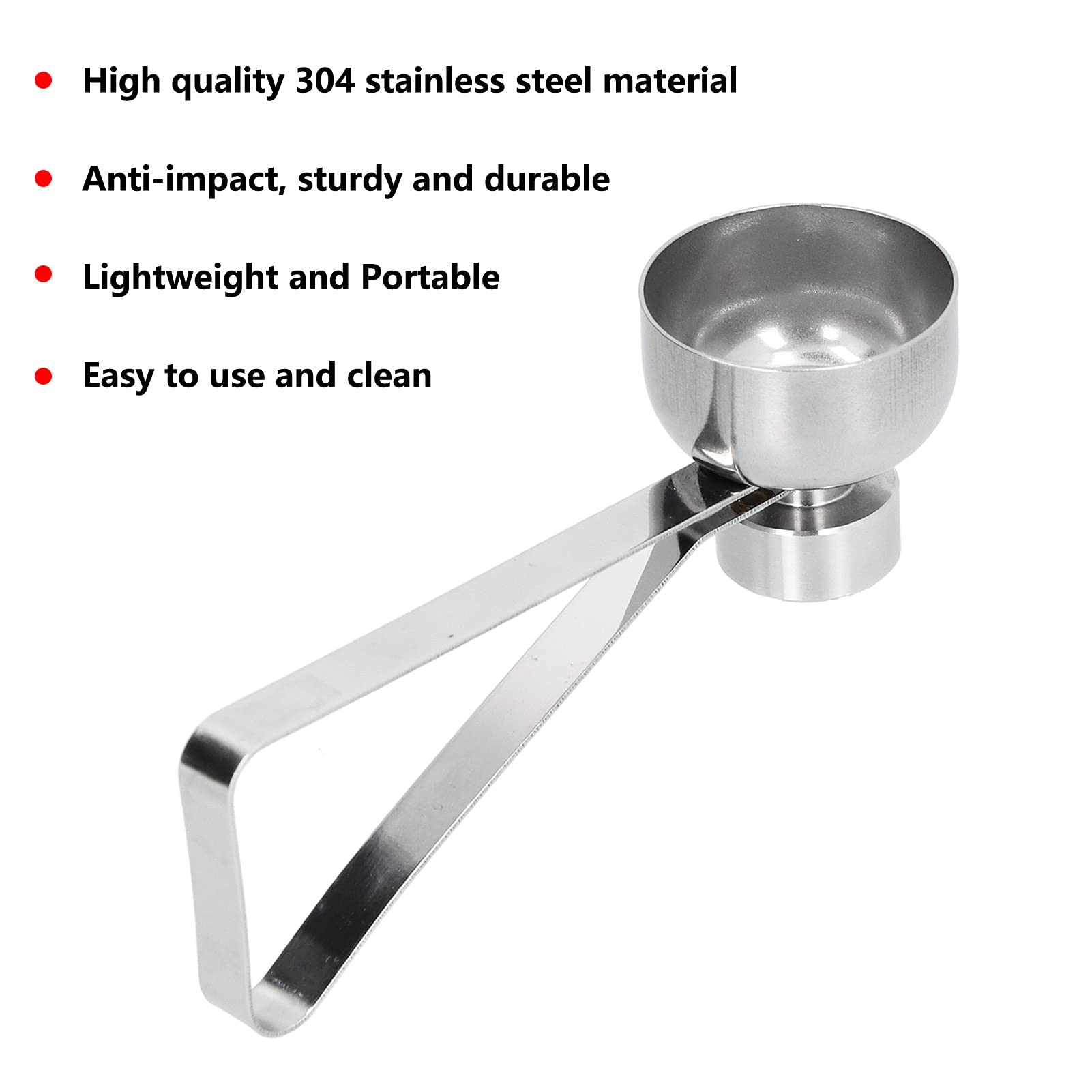 Tissting Coupe-œuf inox ouvre-coquille manuel
