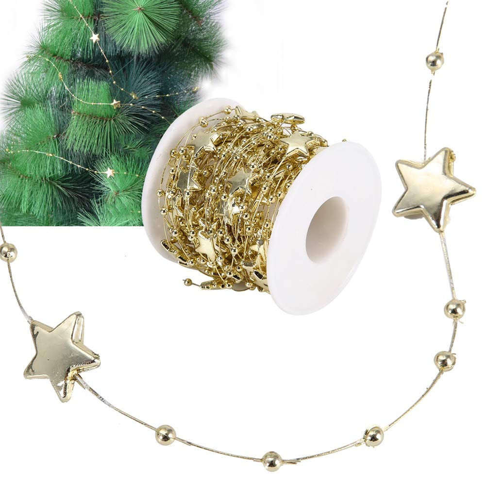 Tissting DIY chaîne perles étoile or 10 m bijoux