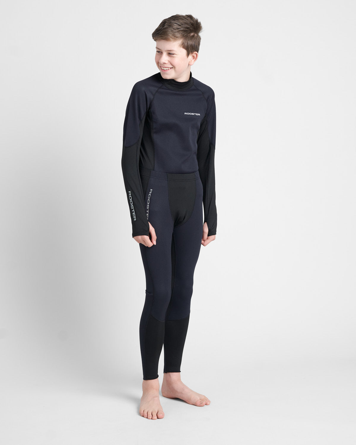 Rooster Hot Legs collant thermique junior 0.5mm titane