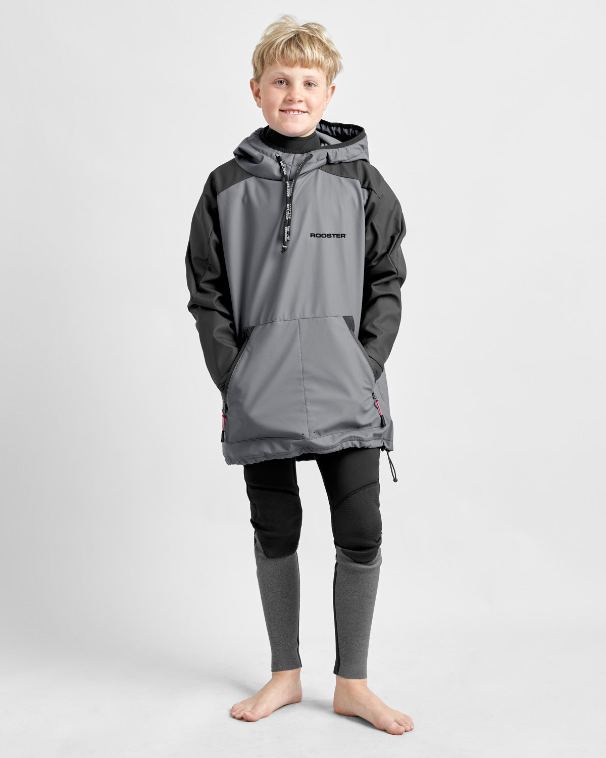 Rooster Aquafleece sweat capuche junior bleu Junior Small