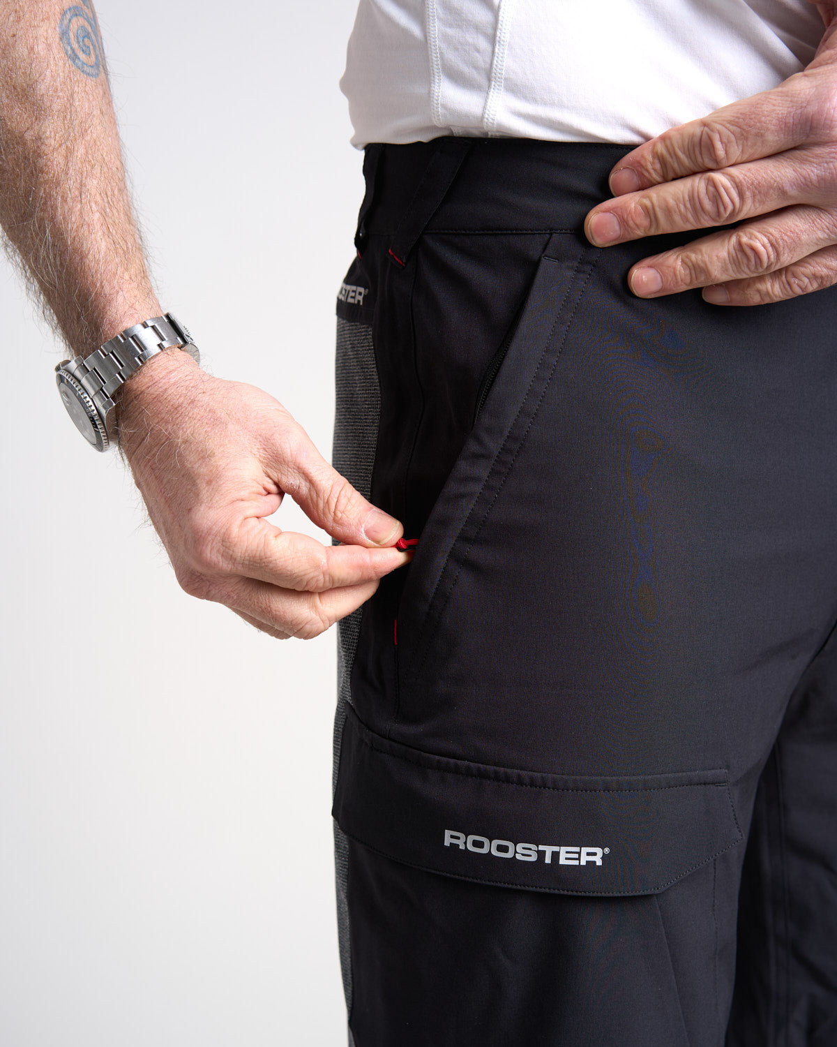 Rooster Tech Bottoms Technical Shorts 2.0 short noir