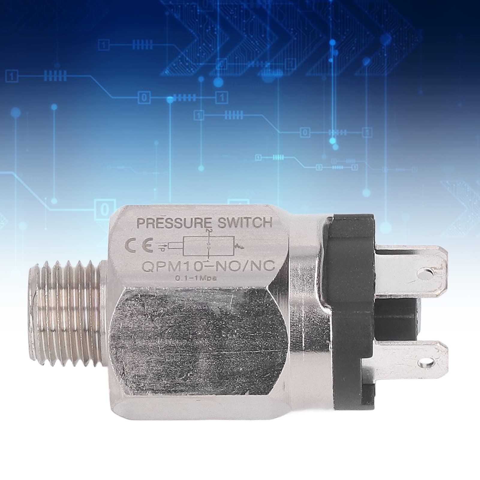 FTVOGUE Pressostat Diaphragme 1/2 Pouce Inox Réglable