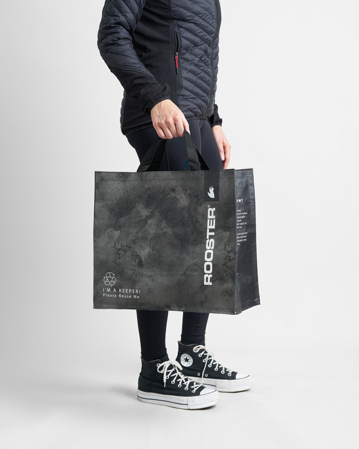 Rooster Keeper Bag sac cabas noir imperméable