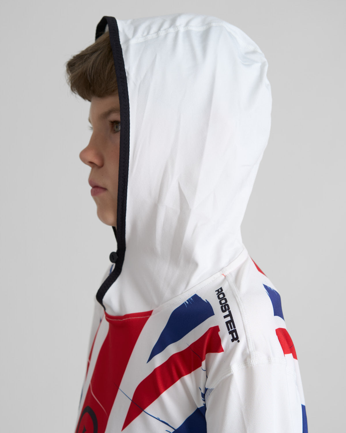 Rooster Tech Tops T-Shirt UV Capuche IOCA Junior L