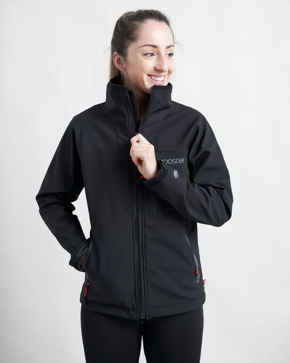 Rooster Coastal Veste softshell femme sans capuche noire