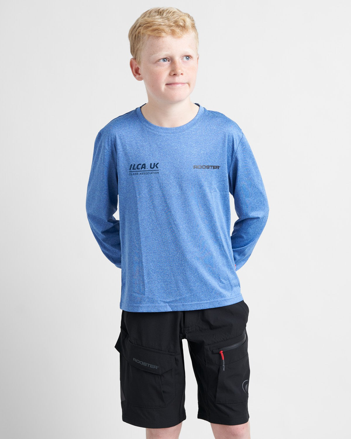 Rooster Tech Tops t-shirt ILCA junior manche longue bleu