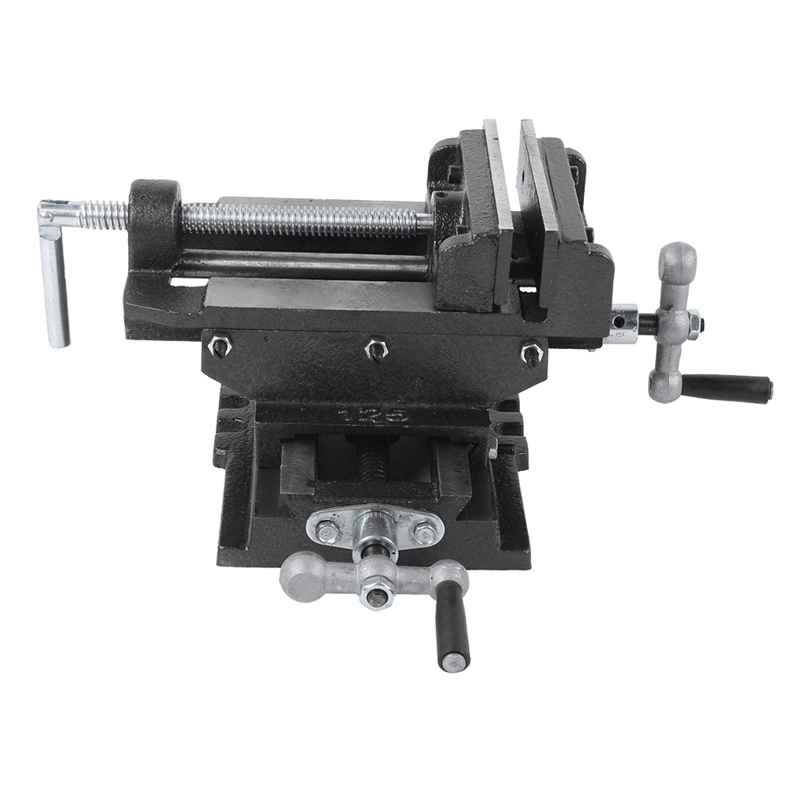 Ejoyous Tool étau croisé 2 axes fonte 130 mm perceuse