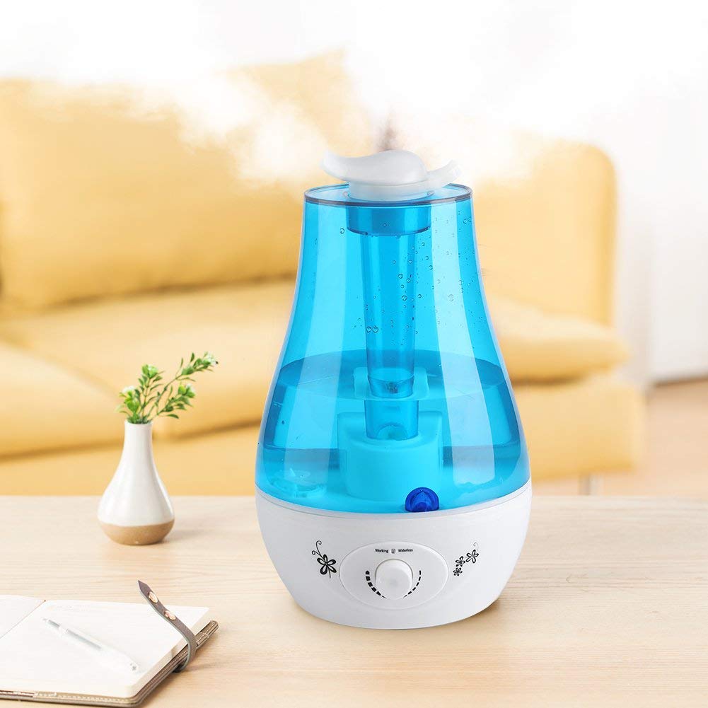 Ejoyous Living Room Humidificateur Ultrasons 3L Bleu