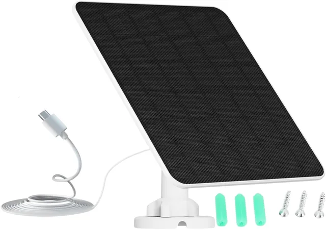 Jadeshay Solaire Photovoltaïque panneau solaire 4W 5V caméra