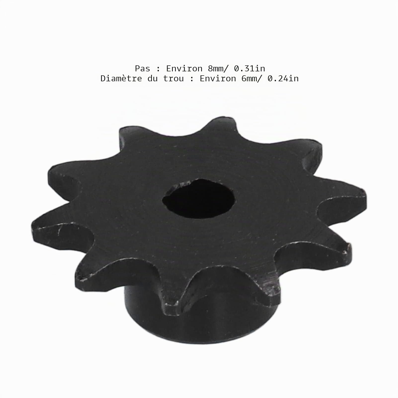Tissting 5307-1006-0010 pignon 10 dents acier lot de 3