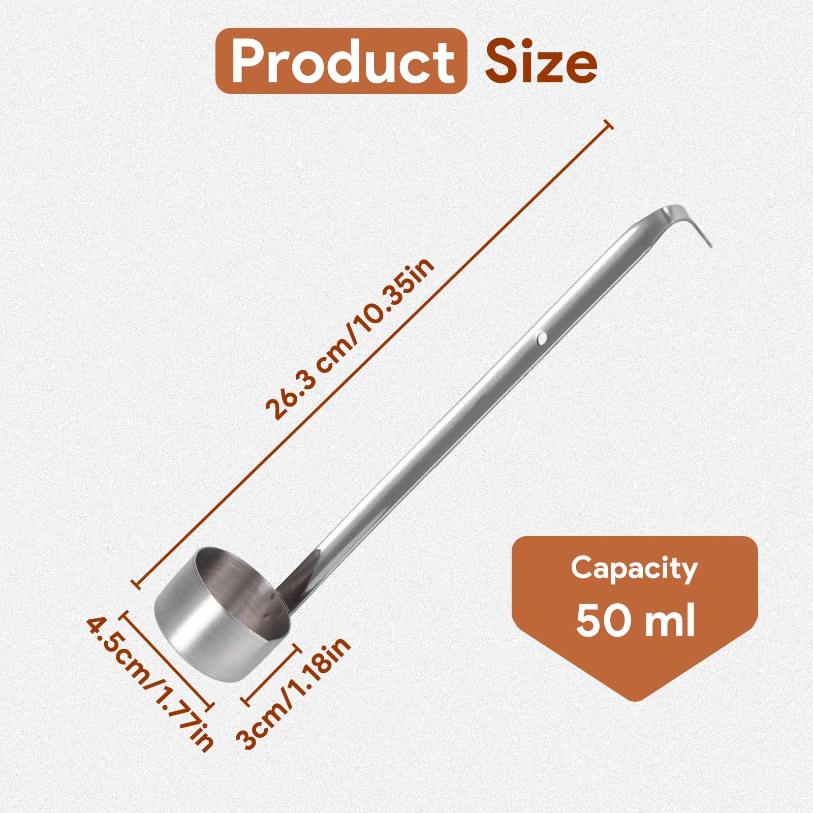 Tissting KITCHEN BATHROOM louche à vin inox 50 ml crochet