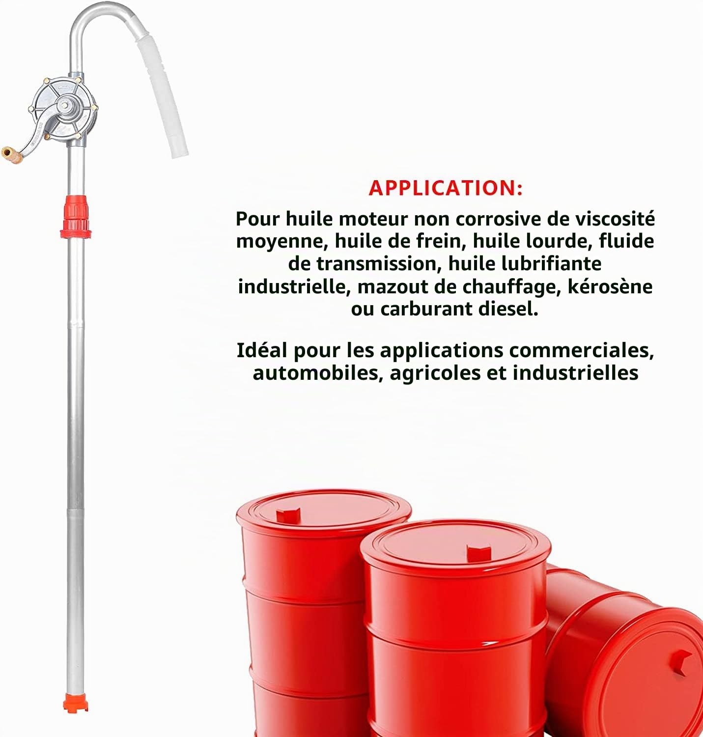 Ejoyous Home Improvement pompe manuelle alu 29 L/min