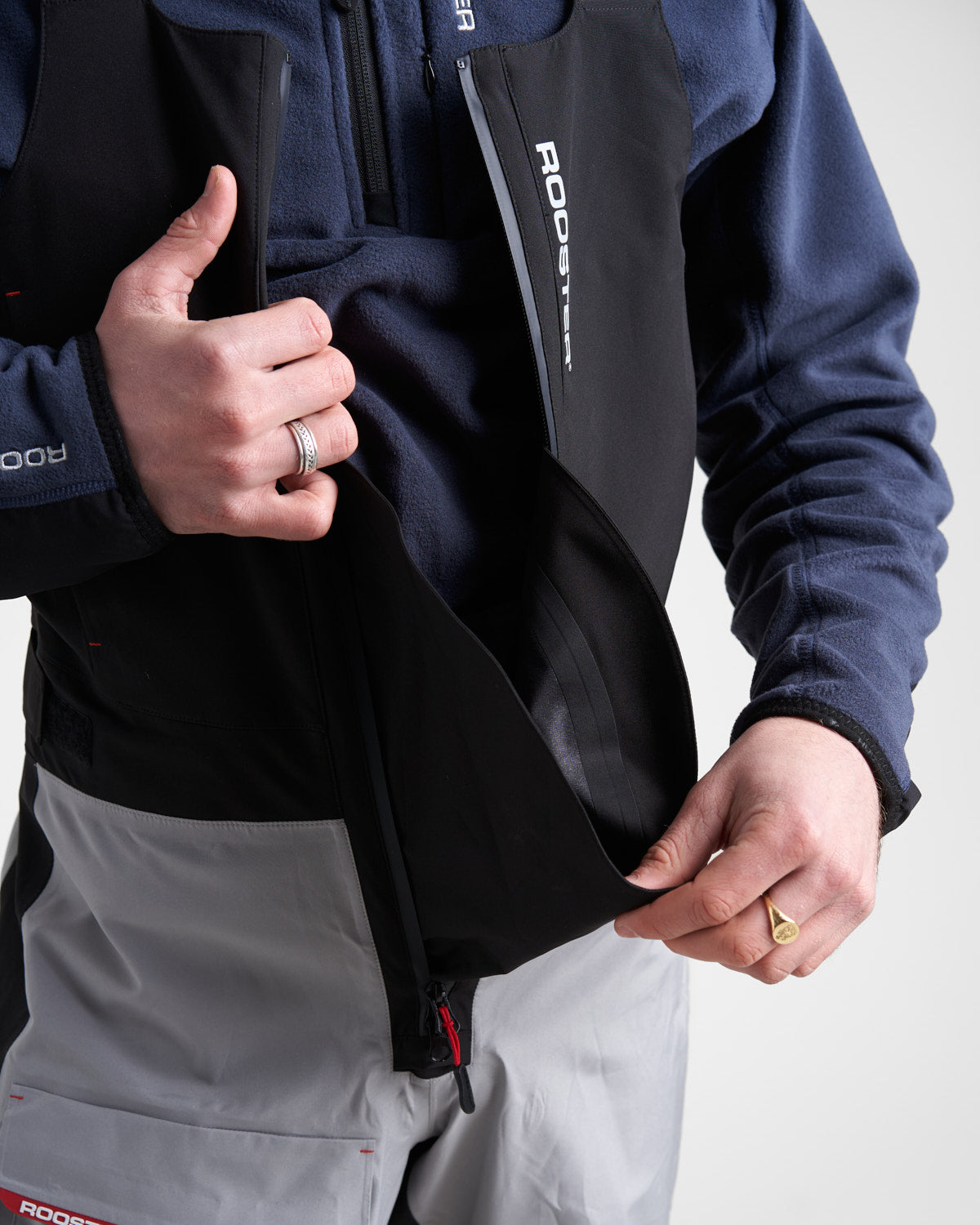 Rooster Coastal SB1 salopette Hi-Fits Navy imperméable