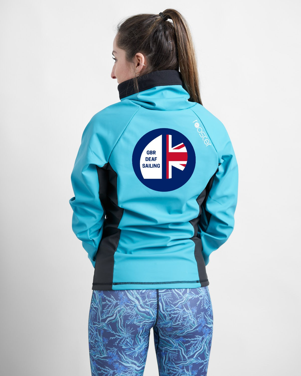 Rooster Aquafleece haut femme sarcelle UK10 coupe-vent